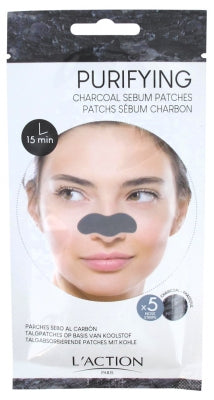 L'Action Paris Charcoal Sebum Patches 5 Strips