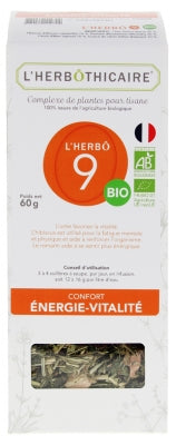 L'Herbôthicaire L'Herbô 9 Comfort Energy-Vitality Herbal Complex For Organic Herbal Tea 60 G