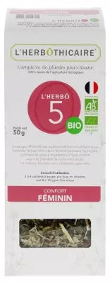 L'Herbôthicaire L'Herbô 5 Feminine Comfort Herbal Complex For Organic Herbal Tea 50G