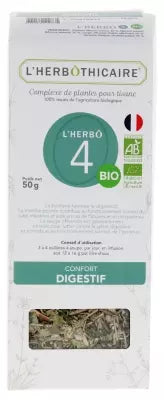 L'Herbôthicaire L'Herbô 4 Digestive Comfort Herbal Complex For Organic Herbal Tea 50G