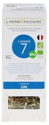 L'Herbôthicaire L'Herbô 7 Ent Comfort Herbal Complex For Organic Herbal Tea 50G