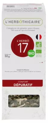 L'Herbôthicaire L'Herbô 17 Depurative Comfort Herbal Complex For Organic Herbal Tea 50 G