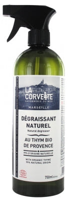 La Corvette Natural Degreaser With Organic Thyme From Provence 750Ml