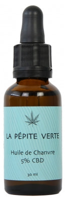 La Pépite Verte Hemp Oil 5% Cbd 30Ml