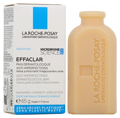 La Roche-Posay Effaclar Pain Dermatologique Anti-Imperfections 65 G