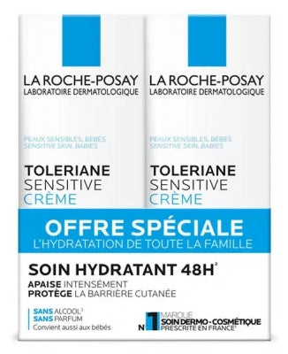 La Roche-Posay Tolériane Sensitive Cream Set Of 2 X 40 Ml