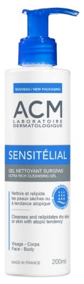 Laboratoire Acm Sensitélial Ultra Rich Cleansing Gel 200Ml