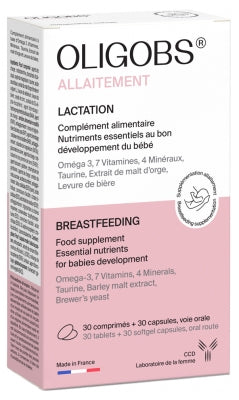 Laboratoire Ccd Oligobs Breastfeeding 30 Tablets + 30 Capsules