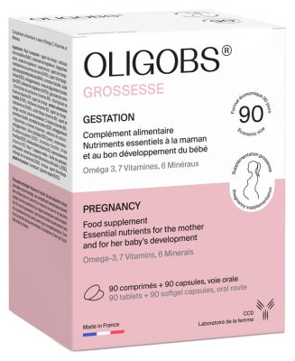 Laboratoire Ccd Oligobs Grossesse 90 Tablets + 90 Capsules