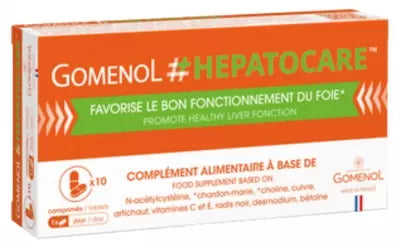 Laboratoire Du Gomenol Hepatocare 10 Tablets