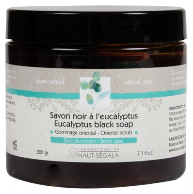 Laboratoire Du Haut-Ségala Eucalyptus Black Soap 200 G