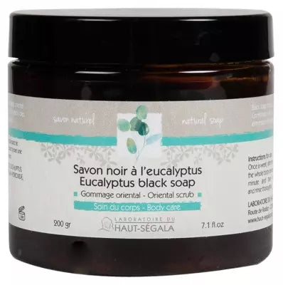 Laboratoire Du Haut-Ségala Eucalyptus Black Soap 200 G