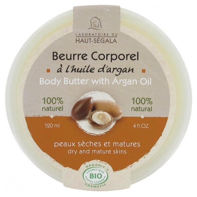 Laboratoire Du Haut-Ségala Organic Body Butter With Argan Oil 120Ml