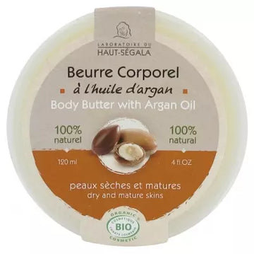 Laboratoire Du Haut-Ségala Organic Body Butter With Argan Oil 120Ml