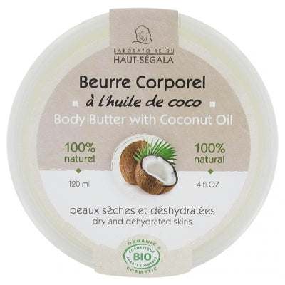 Laboratoire Du Haut-Ségala Organic Body Butter With Coconut Oil 120Ml