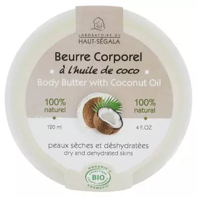 Laboratoire Du Haut-Ségala Organic Body Butter With Coconut Oil 120Ml