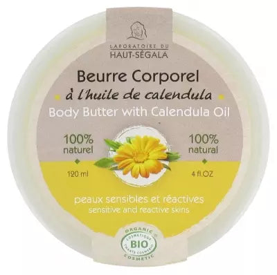 Laboratoire Du Haut-Ségala Organic Body Butter With Calendula Oil 120Ml