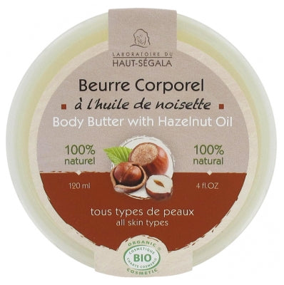 Laboratoire Du Haut-Ségala Organic Body Butter With Hazelnut Oil 120Ml