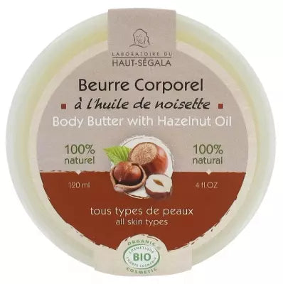 Laboratoire Du Haut-Ségala Organic Body Butter With Hazelnut Oil 120Ml