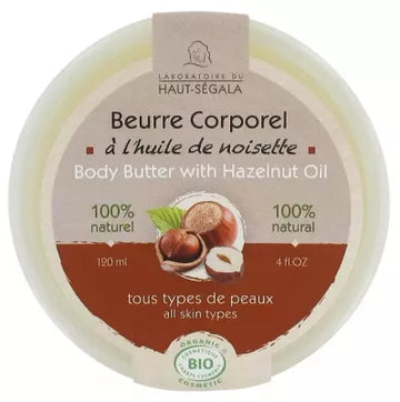 Laboratoire Du Haut-Ségala Organic Body Butter With Hazelnut Oil 120Ml