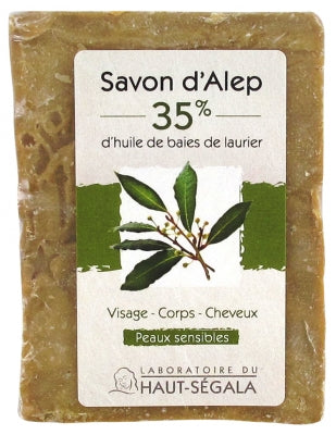 Laboratoire Du Haut-Ségala Aleppo Soap 35% Laurel Berries 200G