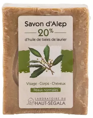Laboratoire Du Haut-Ségala Aleppo Soap 20% Laurel Berries 200G