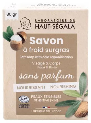 Laboratoire Du Haut-Ségala Unscented Surfatty Cold Process Soap 80G