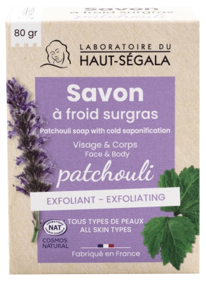 Laboratoire Du Haut-Ségala Cold Process Soap Surgras Patchouli 80G