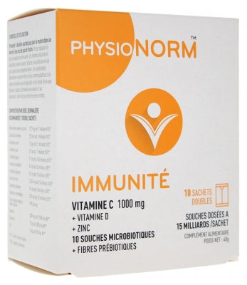 Laboratoire Immubio Physionorm Immunity 10 Double Sachets