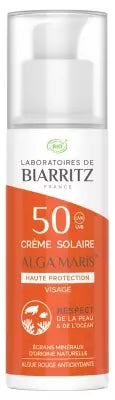 Laboratoires De Biarritz Organic Alga Maris Face Sunscreen Spf50 50Ml