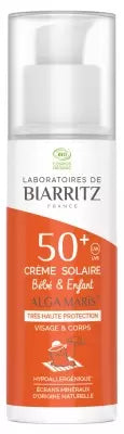 Laboratoires De Biarritz Alga Maris Sunscreen Baby & Children Spf50+ Organic 100Ml