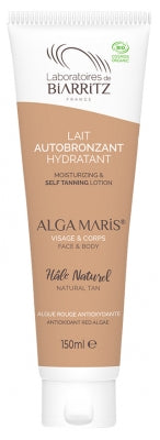 Laboratoires De Biarritz Alga Maris Moisturizing And Self-Tanning Lotion Face And Body Organic 150Ml