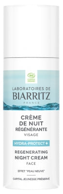 Laboratoires De Biarritz Hydra-Protect + Regenerating Night Cream Face Organic 50Ml