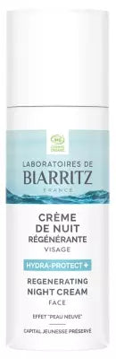 Laboratoires De Biarritz Hydra-Protect + Regenerating Night Cream Face Organic 50Ml