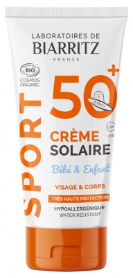 Laboratoires De Biarritz Sport Sun Cream Baby & Children Spf50+ Organic 50Ml