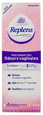Laboratoires Fumouze Replens Vaginal Odor Treatment Gel 3 Unidoses