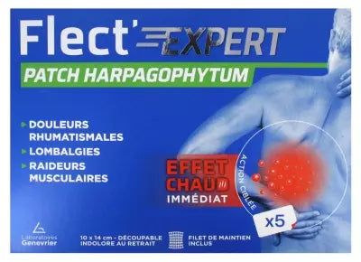 Laboratoires Genevrier Flect' Expert Harpagophytum Patch 5 Patches