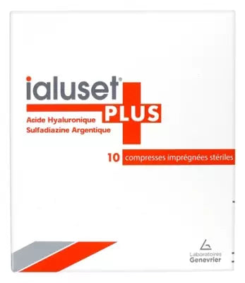 Laboratoires Genevrier Ialuset Plus 10 Sterile Soaked Compresses