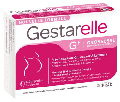 Laboratoires Iprad Gestarelle G+ Pregnancy 30 Capsules