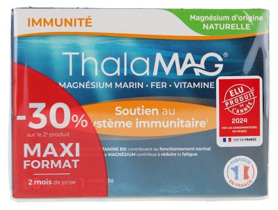 Laboratoires Iprad Thalamag Marine Magnesium Physical And Mental Form 2 X 60 Capsules