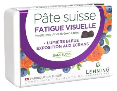 Laboratoires Lehning Pâte Suisse Fatigue Visual 40 Gummies