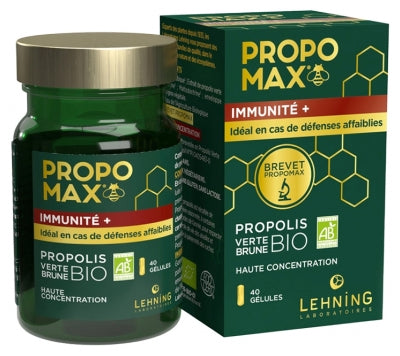 Laboratoires Lehning Propo Max Immunité + Bio 40 Capsules