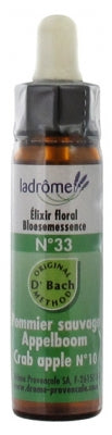 Ladrôme Flowers Of Bach Floral Elixir N°33: Organic Crab Apple 10Ml