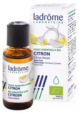 Ladrôme Lemon (Citrus Limon) Organic Essential Oil 30Ml