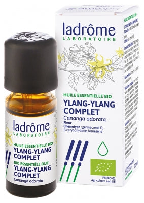 Ladrôme Organic Essential Oil Ylang Ylang Complete (Cananga Odorata) 10Ml