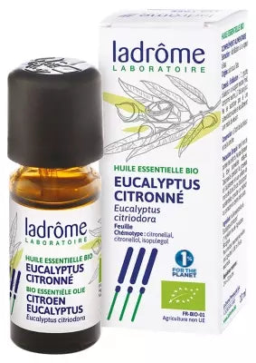 Ladrôme Organic Essential Oil Lemon Eucalytpus (Eucalyptus Citriodora) 10Ml