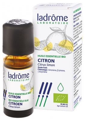 Ladrôme Organic Essential Oil Lemon (Citrus Limon) 10Ml