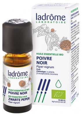 Ladrôme Organic Essential Oil Black Pepper (Piper Nigrum) 10Ml