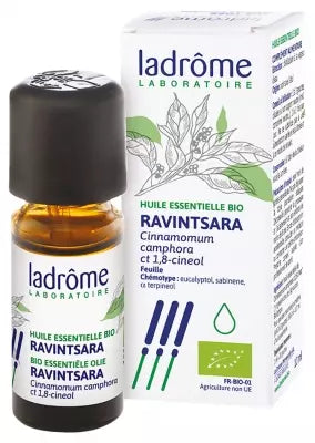 Ladrôme Organic Essential Oil Ravintsara (Cinnamomum Camphora Ct 1.8-Cineol) 10Ml