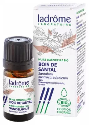 Ladrôme Organic Essential Oil Sandalwood (Santalum Austroaledonicum) 5Ml